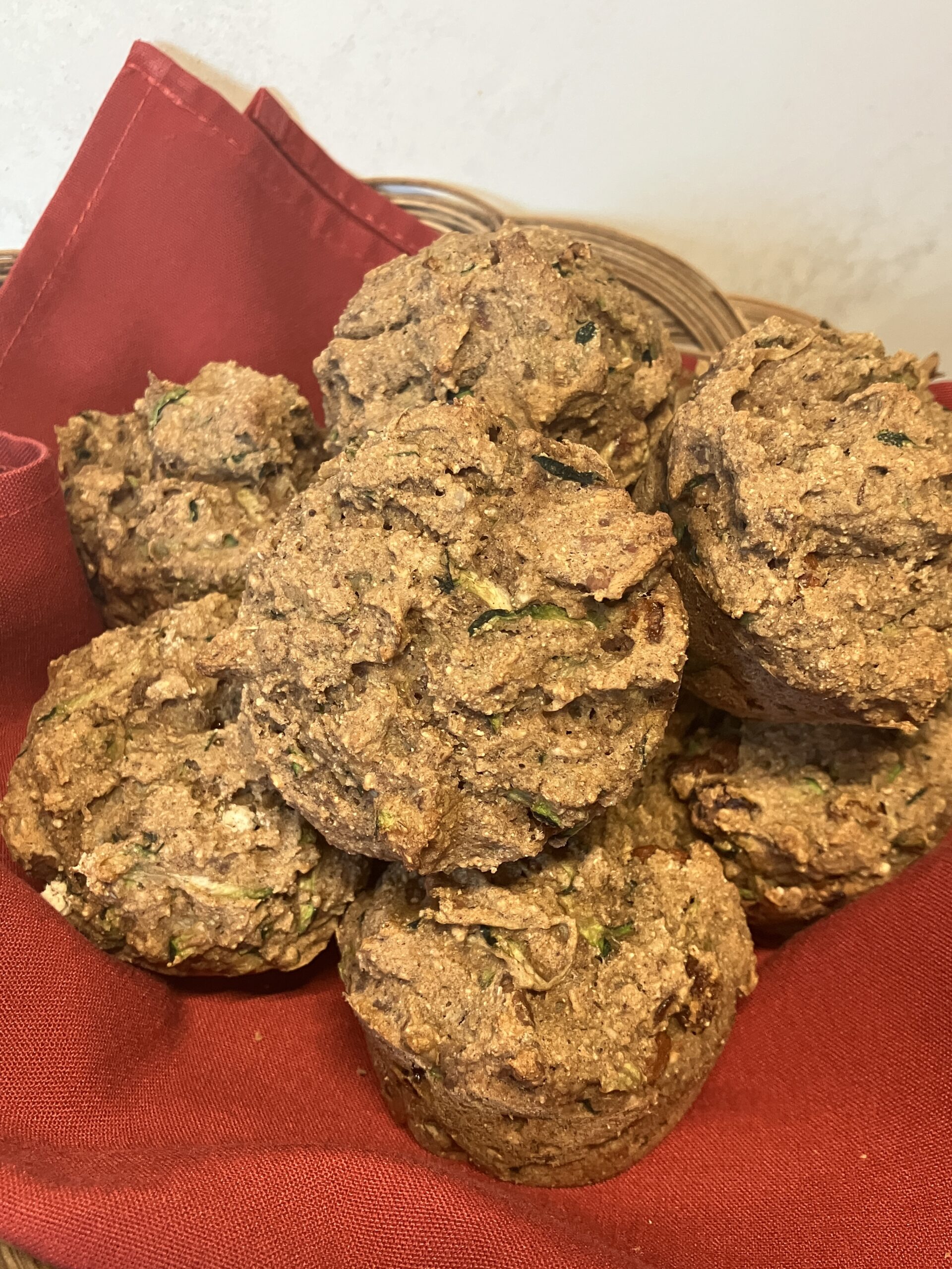 Goji Berry & Walnut Zucchini Muffins